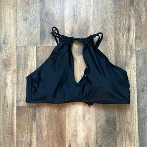 XL Black Padded Bikini Top Like New